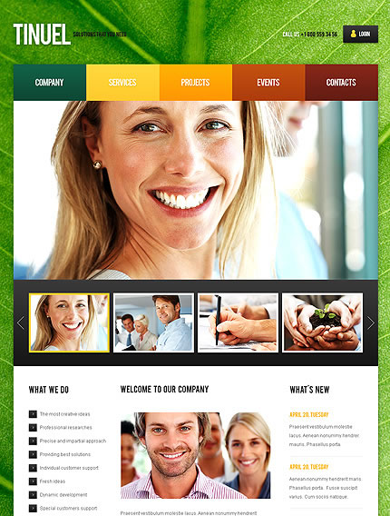 Tinuel Business WordPress Theme