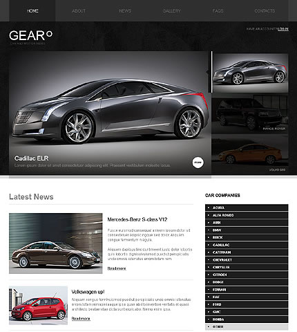 Cars Vehicle WordPress Theme