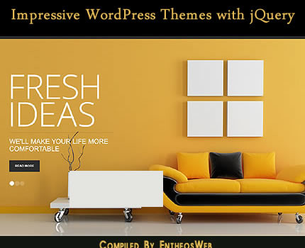 Impressive WordPress Themes with jQuery