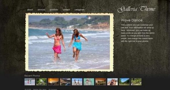 PhotoBlog: Galleria ? WordPress Photo Gallery Theme