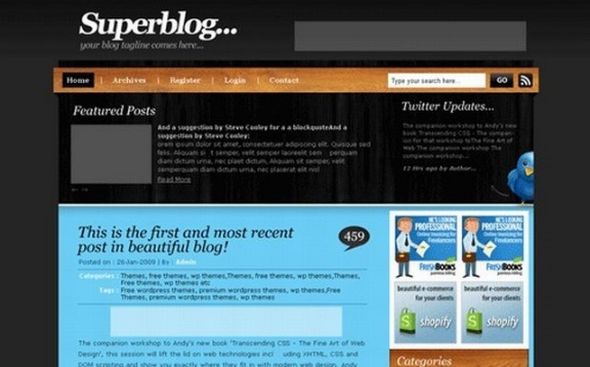 Ultrablue wp theme