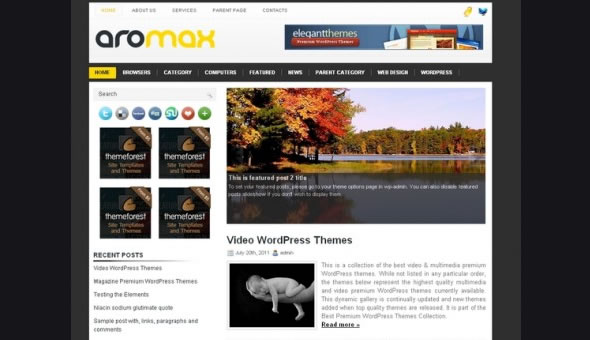 WP-Aromax WordPress Themes
