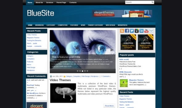 WP-Blue Site