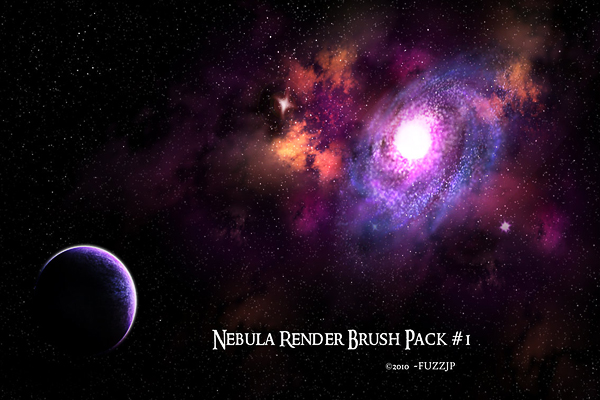 Mind blowing Sparkling Space Photoshop Brushes