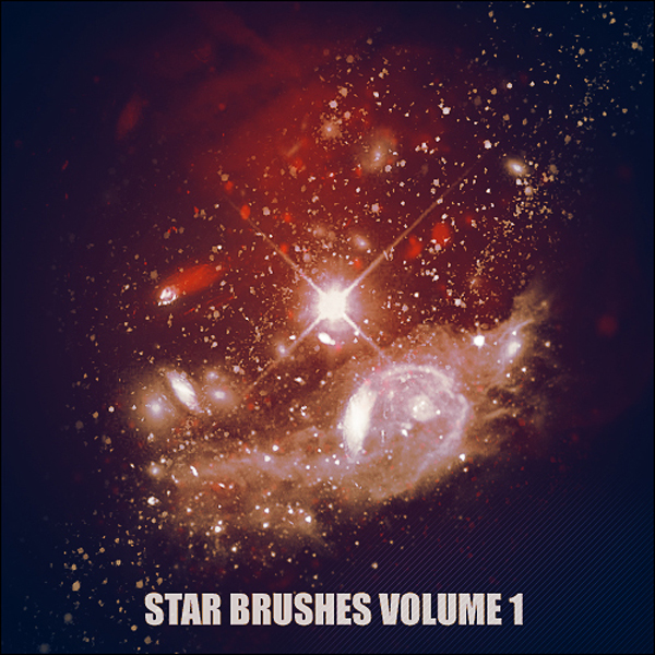 Mind blowing Sparkling Space Photoshop Brushes