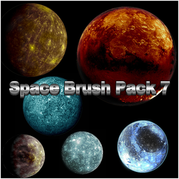 Mind blowing Sparkling Space Photoshop Brushes