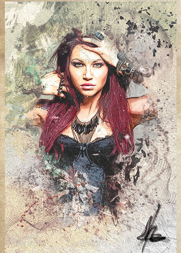 The Artist - Bundle - PSD Photo Templates 