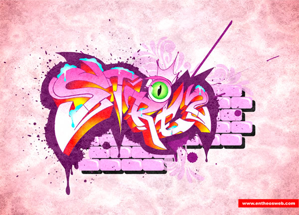 Create Quick Graffiti Text Effects with Coreldraw