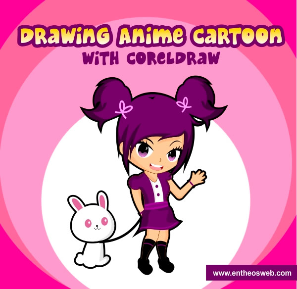 Drawing an Anime Cartoon in Corel Draw