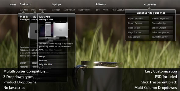 CSS Ultimate Menus