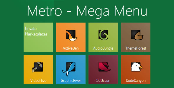 Metro - CSS3 Mega Menu