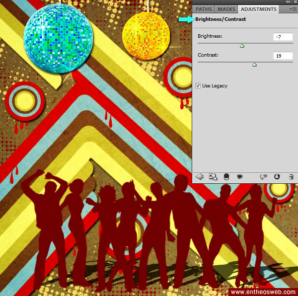 Retro Disco Background