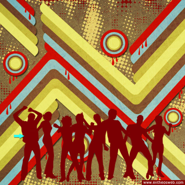 Retro Disco Background
