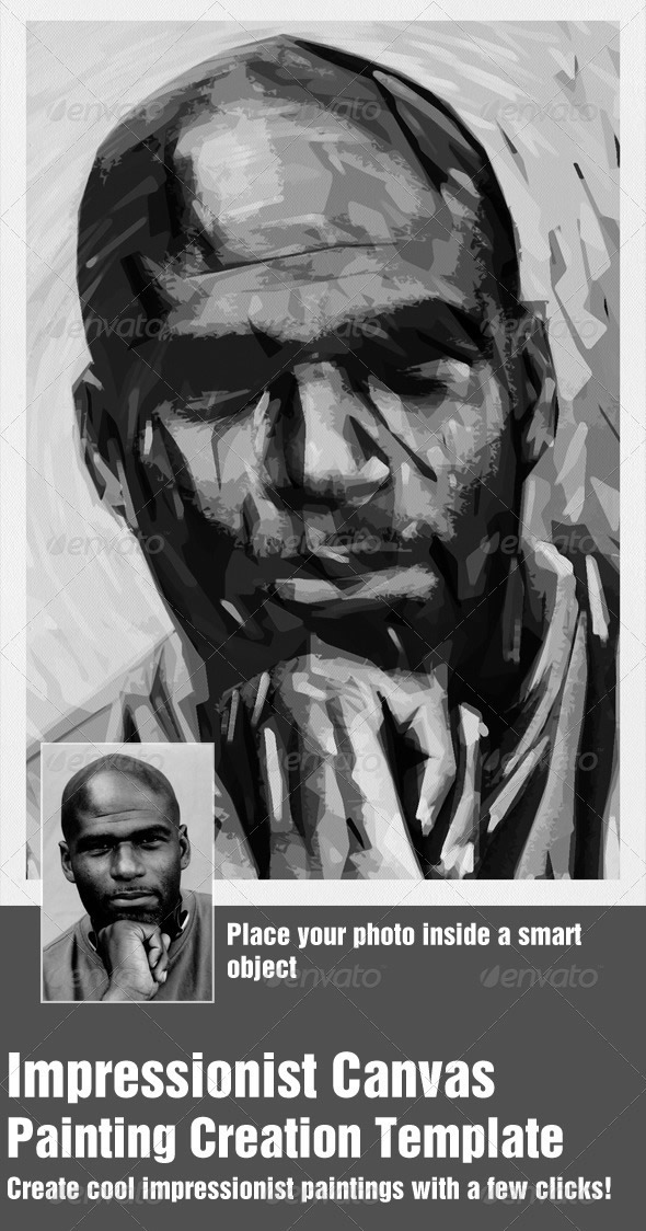 Impressionist photoshop effects