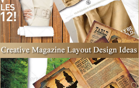 Creative magazine layout design ideas