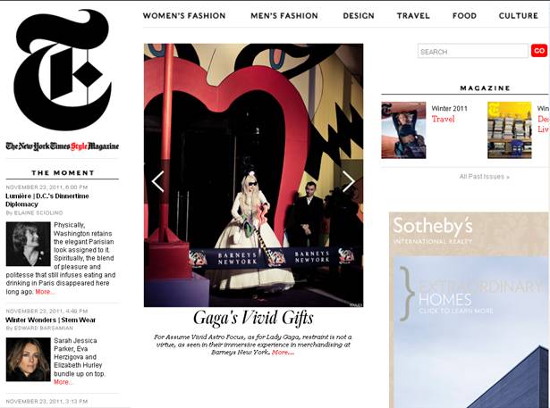 Magazine-style Web Design