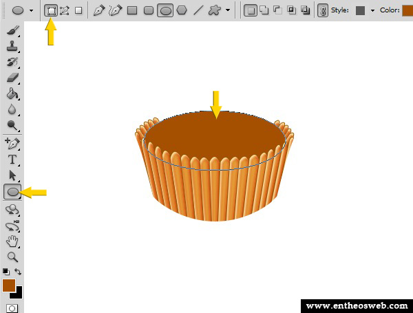 Delicious Cupcake in Photoshop