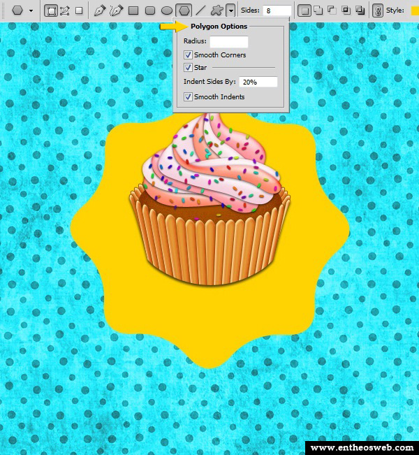 Delicious Cupcake in Photoshop