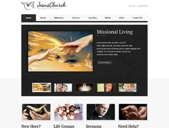 Jesus Church WordPress Theme