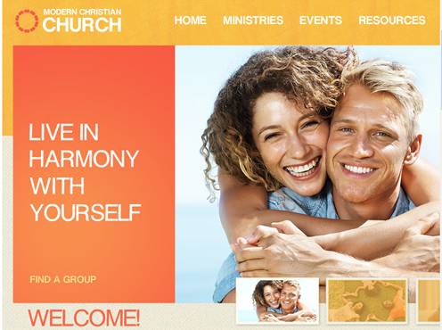 Modern Christian Flash Website Template