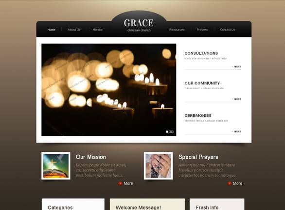 Grace Modern Website Template
