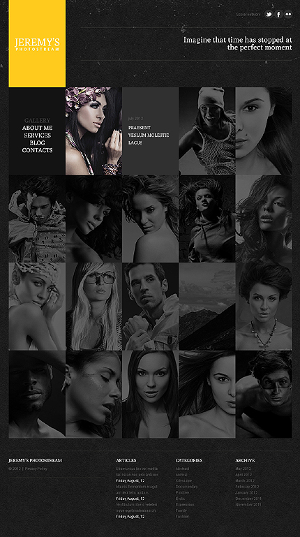 Jeremy Photo WordPress Theme