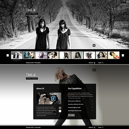 Photo Lab Flash Photo Gallery Template
