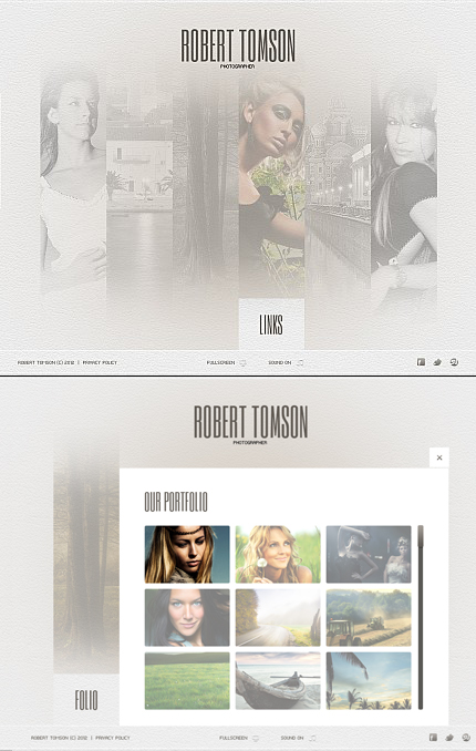 Robert Tomson Flash Photo Gallery Template