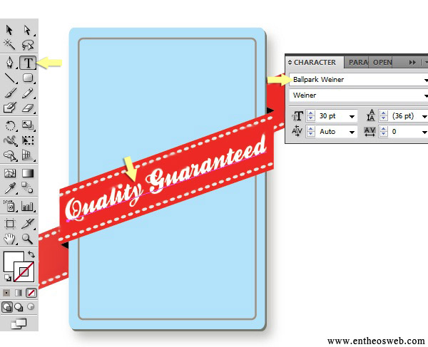 Vintage Label in Illustrator