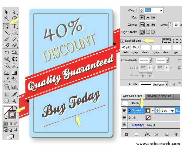 Vintage Label in Illustrator