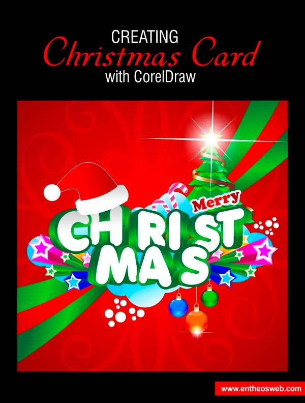 Christmas Card Design in Corel Draw