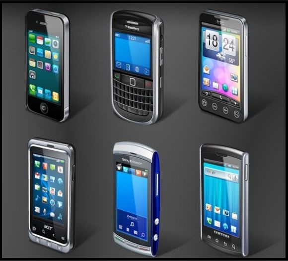 10 Mobile Phone Icons
