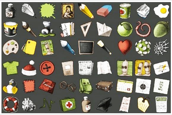 Hand Drawn Gimp Coloured Beauty