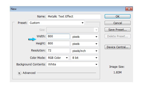 Create a Cool Metallic Text Effect in Photoshop