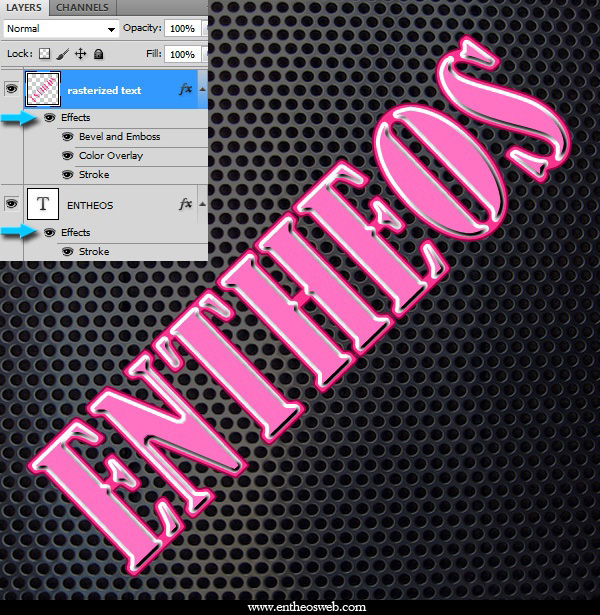 Create a Cool Metallic Text Effect in Photoshop