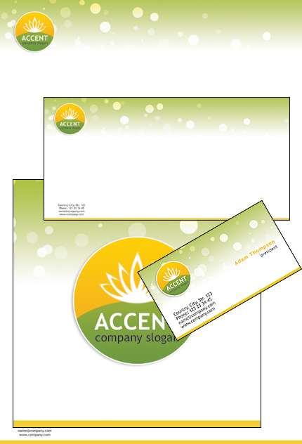 Accent Business PowerPoint Template
