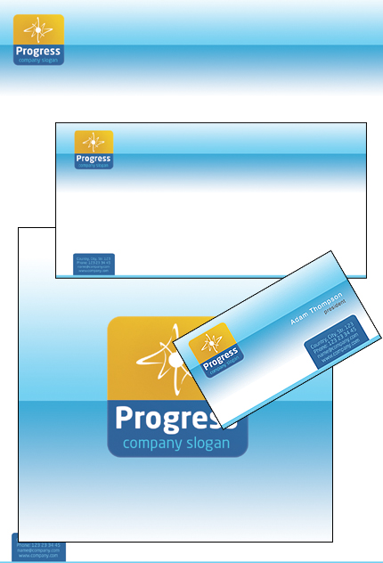 Progress Business PowerPoint Template