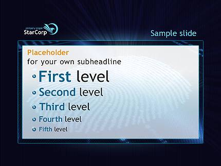 Star Corp PowerPoint Template