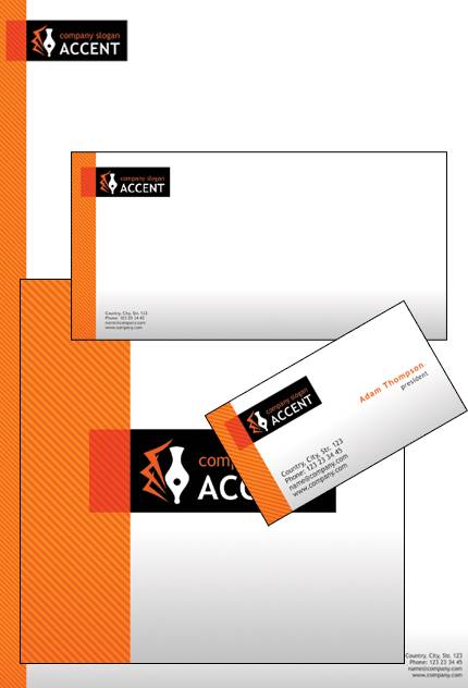Accent Business PowerPoint Template