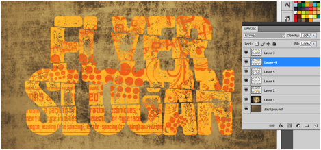 Grunge Shattered Glass Effect