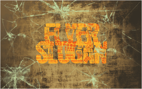 Grunge Shattered Glass Effect