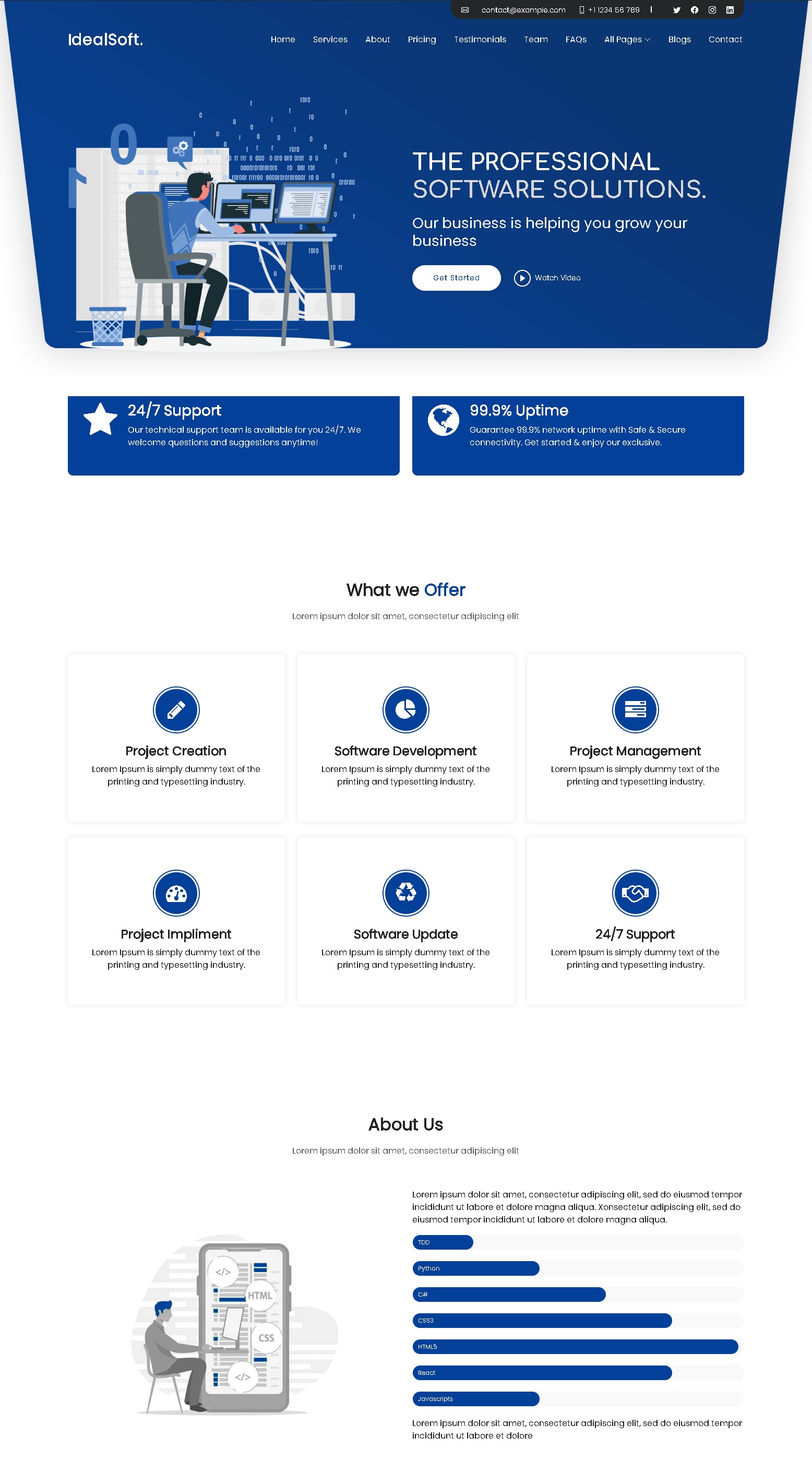 blue-website-design-the-color-of-trust-and-loyalty-entheosweb