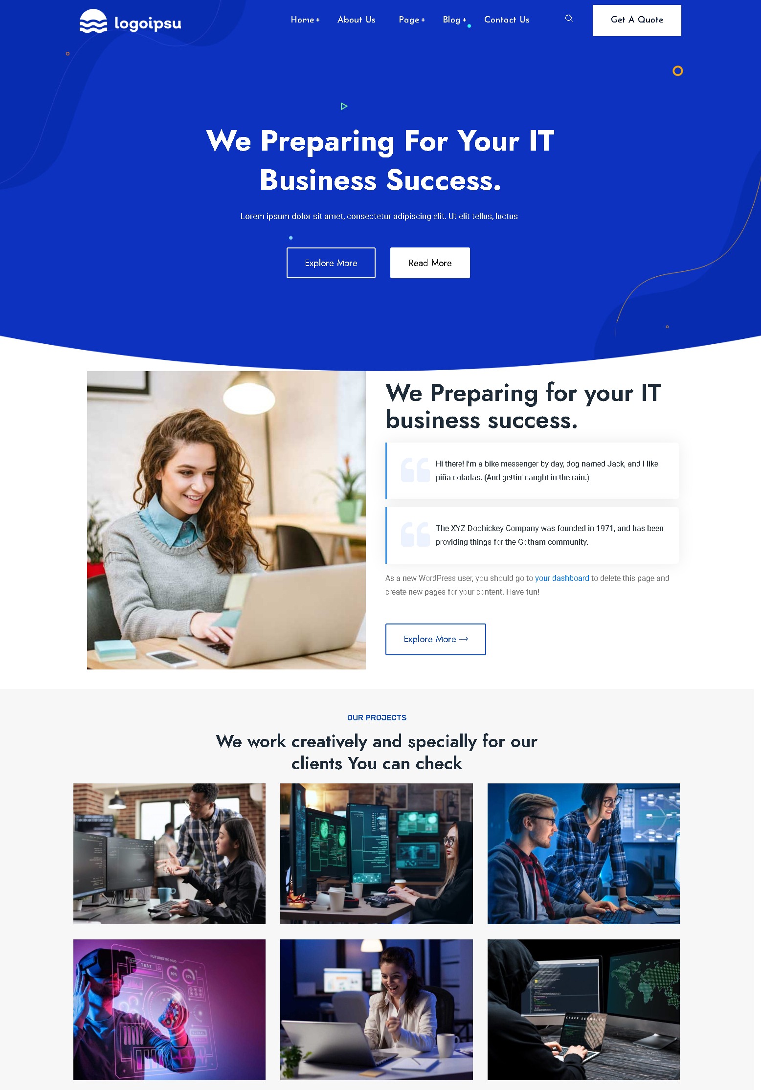Amwer  elementor multipurpose wordpress theme