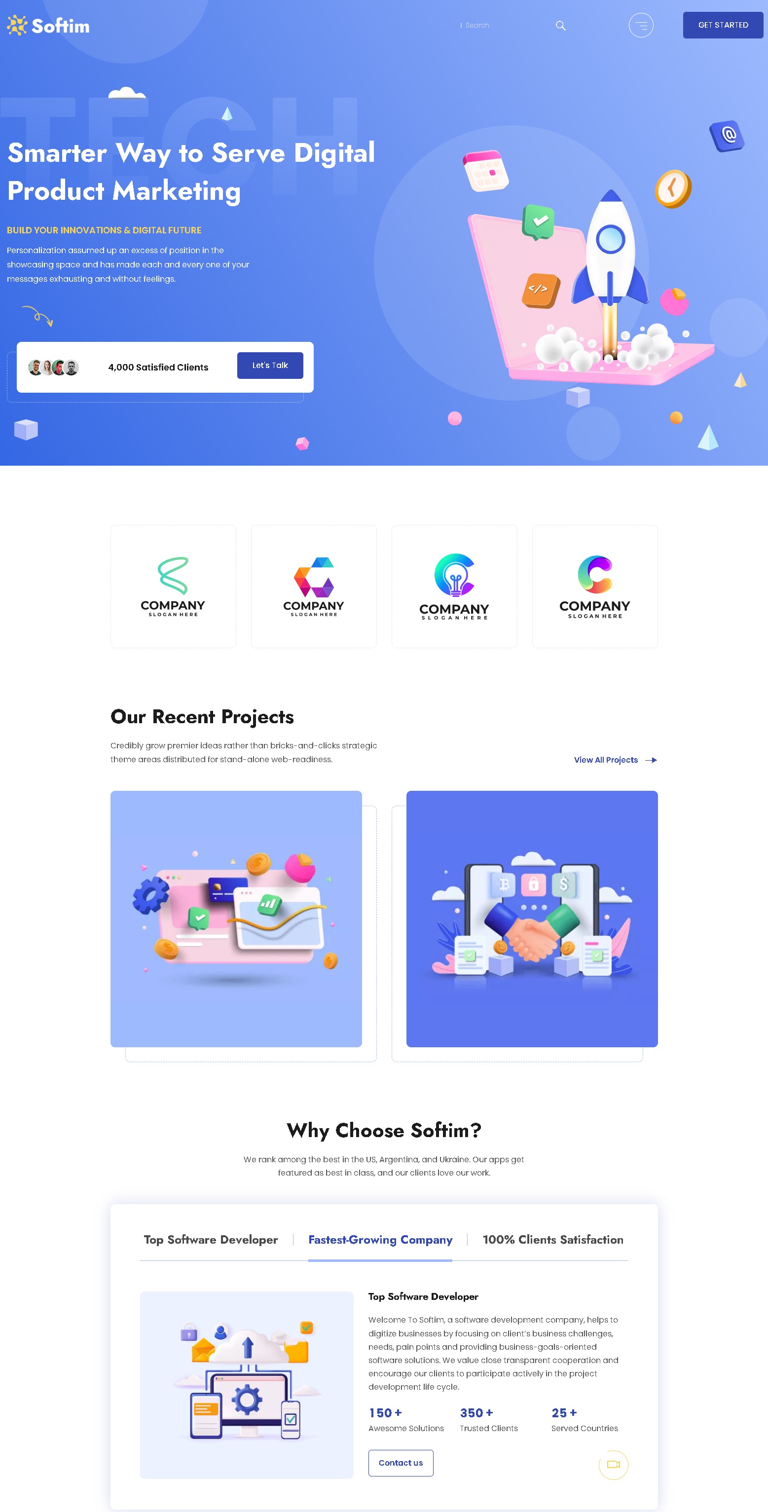 Softim is a modern outstanding attractive and advanced tech saas wordpress theme that helps to build your dream online presence With this digital agency wordpress theme you can build a creative agency marketing agency digital marketing agency or boost your selling via a woocommerce website