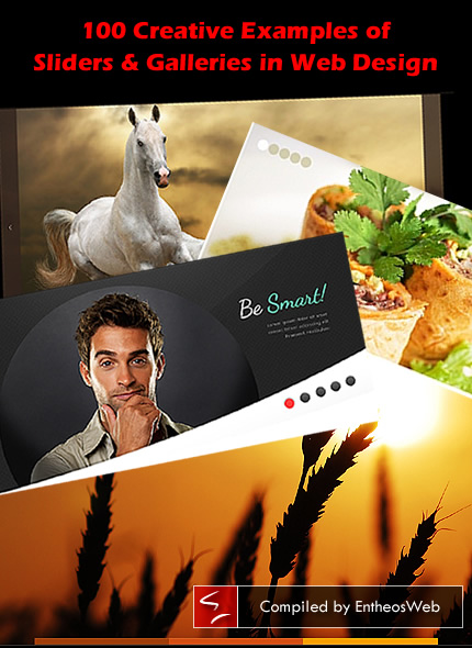 100 Creative Examples of Sliders & Galleries in Web Design