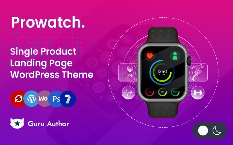 Prowatch single product landing page elementor wordpress responsive theme 346799 2 original