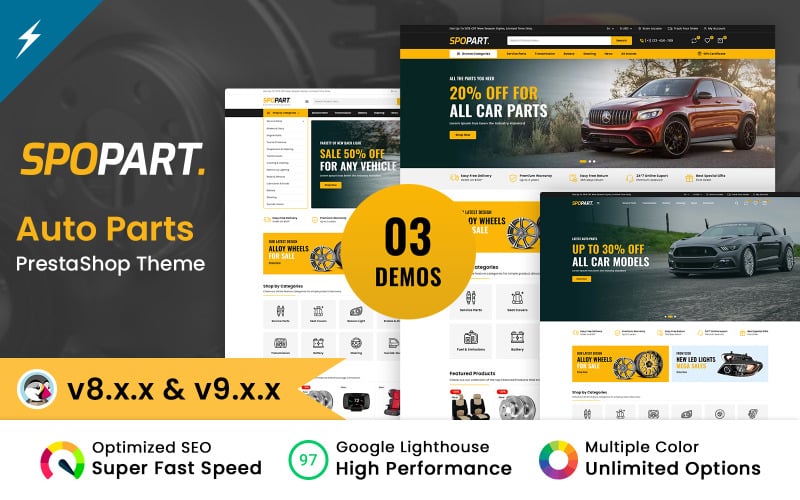 Spopart auto parts and machine tools prestashop theme 332004 8 original | best e commerce website templates | entheosweb Spopart auto parts and machine tools prestashop theme 332004 8 original