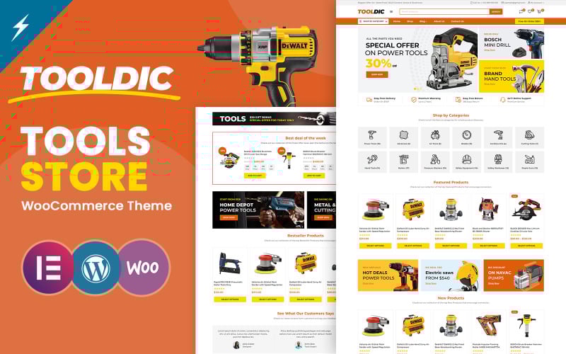 Tooldic power equipment tools and auto parts woocommerce theme 349459 2 original | best e commerce website templates | entheosweb Tooldic power equipment tools and auto parts woocommerce theme 349459 2 original