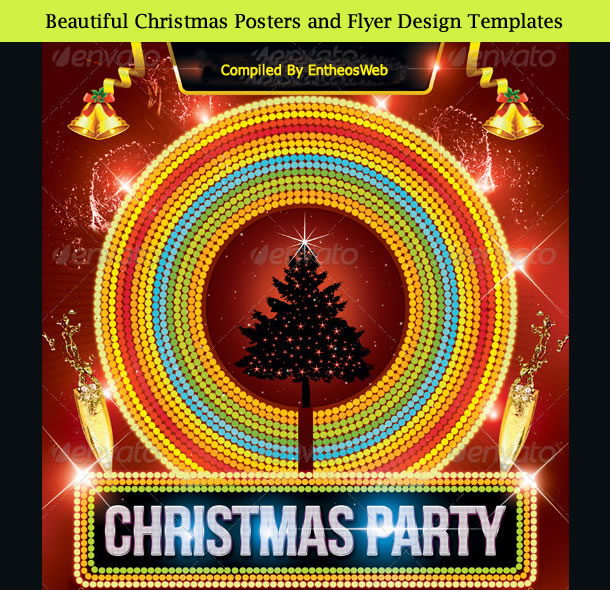 Beautiful Christmas Posters and Flyer Design Templates