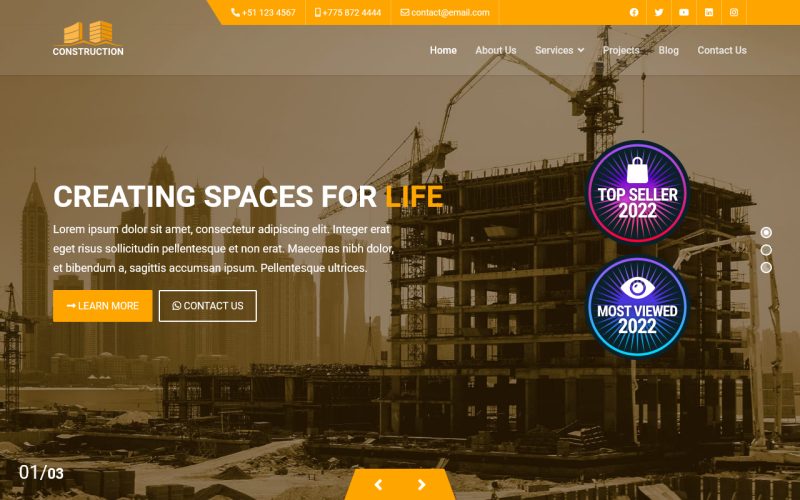 Construction joomla 4 5 and 6 template with prebuilt websites 207234 2 original